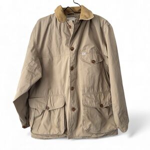 Orvis Vintage Chore Hunting Mens Jacket Size XL Lightweight Zip pouch Corduroy